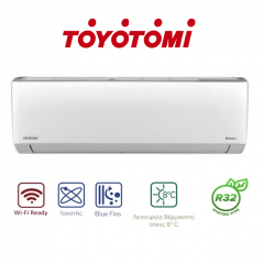 Toyotomi Kenzo KTN22/KTG22-24R32 Κλιματιστικό Inverter 24000 BTU A++/A+++ με Ιονιστή και Wi-Fi